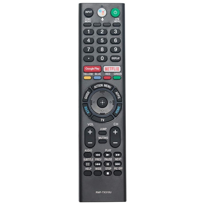 ZdalaMit New RMF-TX310U Voice Mic Replace Remote fit for Sony Bravia TV XBR-65X800G XBR-43X800G XBR-65X900F XBR-85X850F XBR-75X800G XBR-49X800G XBR-65X850F XBR-75X900F XBR-85X900F XBR-55X900F XBR-49X900F - Image 1